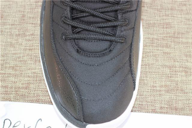 Authentic Air Jordan 12 “Black Nylon” Waterproof From PK